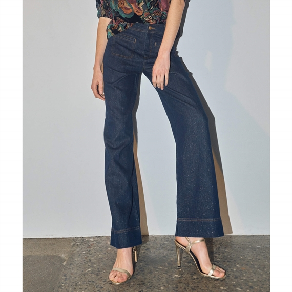 Mos Mosh Soey Glam Jeans (long), Dark Blue 